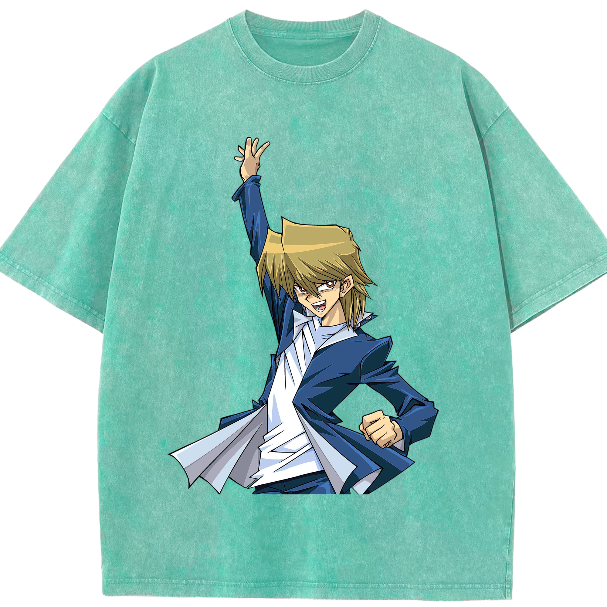 （画像用） 遊☆戯☆王 Yu-Gi-Oh! 綿100% ヴィンテージ風 半袖Tシャツ（フロントプリント）